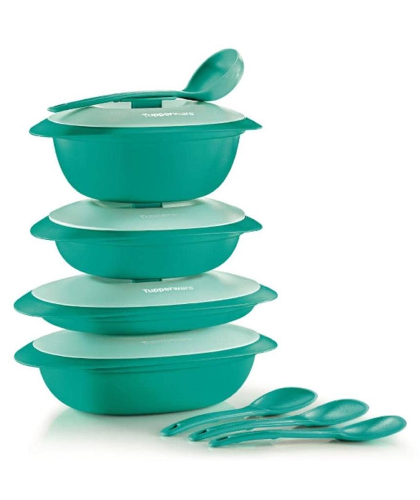 Tupperware Blossom Paradise Serving Set Kitchen Plaza