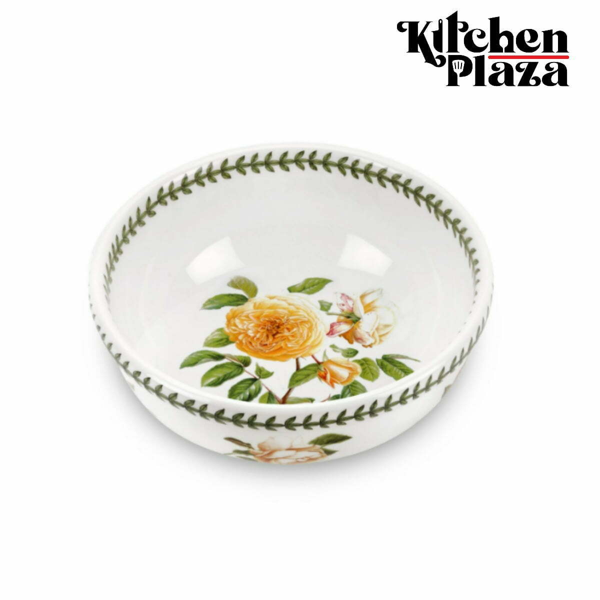 Portmeirion Botanic Roses 8 Inch Salad Bowl Teasing [First
