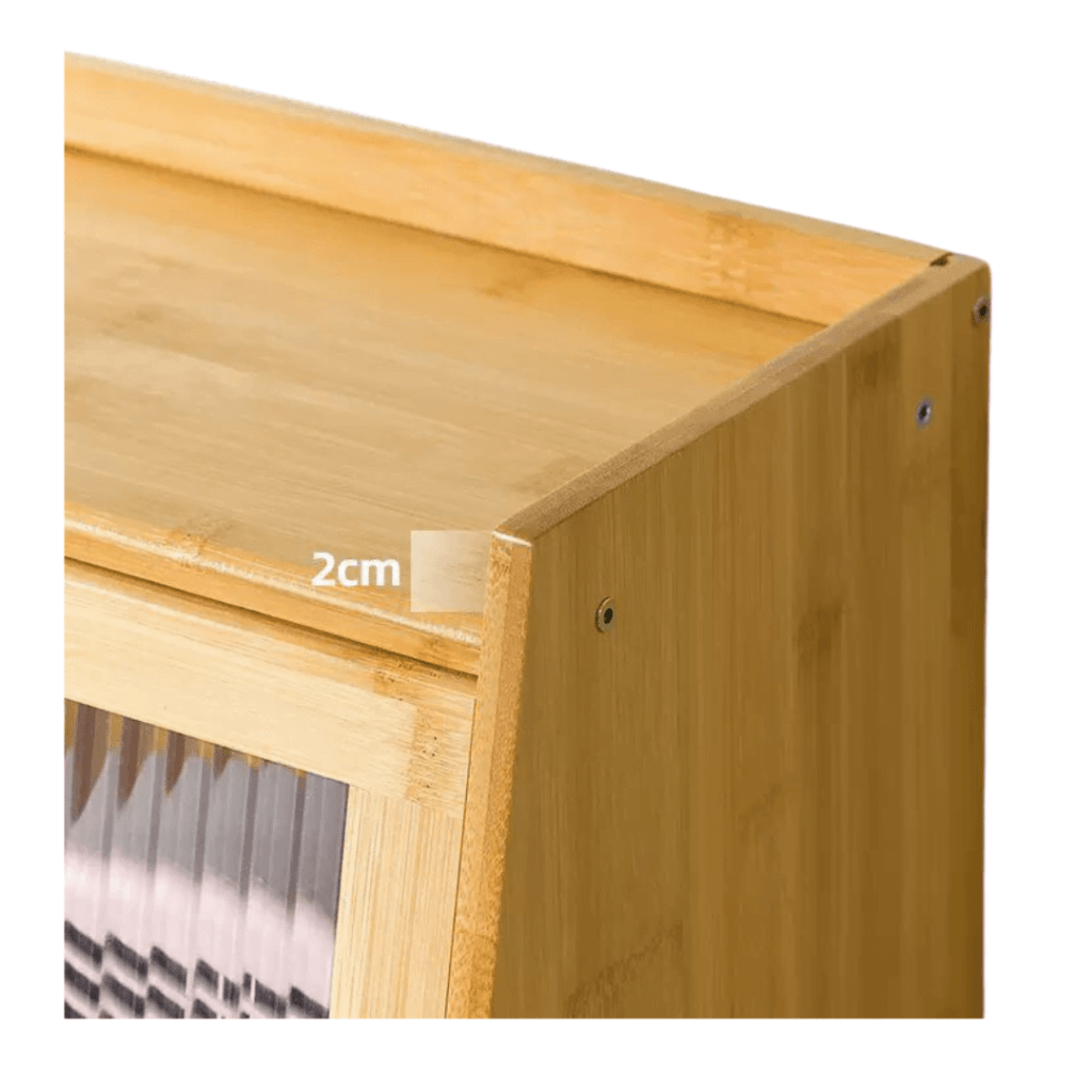 Muji Style Bamboo Countertop Retro Storage Kitchen Plaza