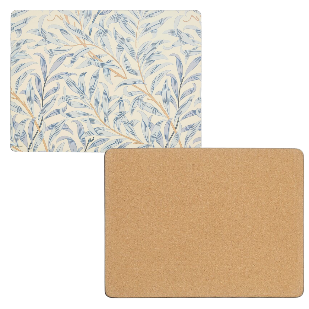 Portmeirion Pimpernel Morris&Co. Willow Bough Blue Placemats Set of 6 Best Quality Kitchen Plaza