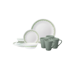 Corelle Livingware Spring Blossom Mint 16pcs