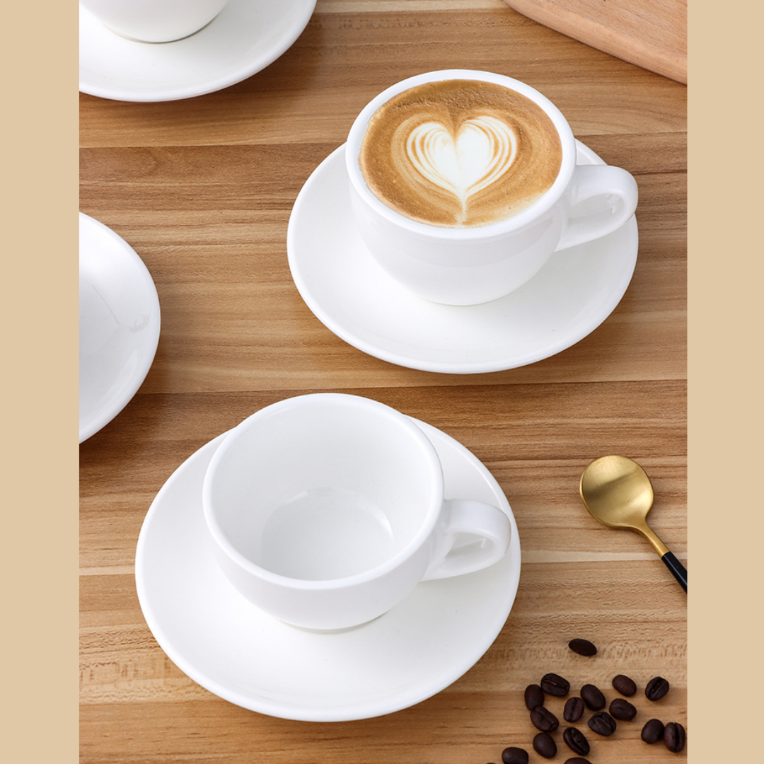 Nordic Luna Ceramic Cup&Saucer (220mL) (4)