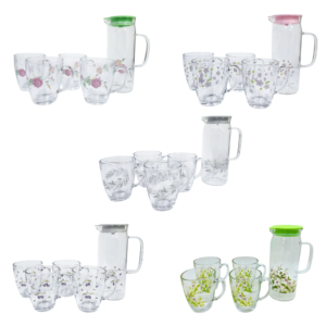 Corelle Coordinates 5-Piece Glass Jug Set